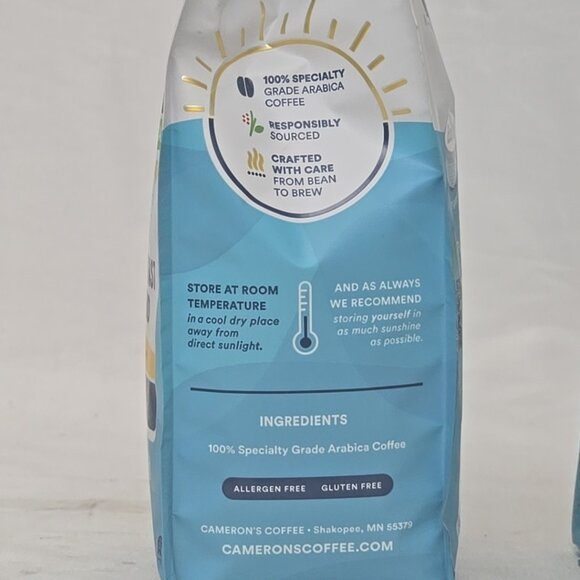 4 PACK Cameron's Decaf Breakfast Blend Coffee Ground Light Roast 40 Oz Total - Picture 4 of 7